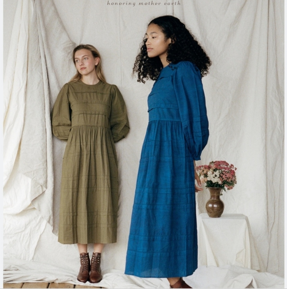 Christy Dawn Indigo Midi Dress - Picture 3 of 15